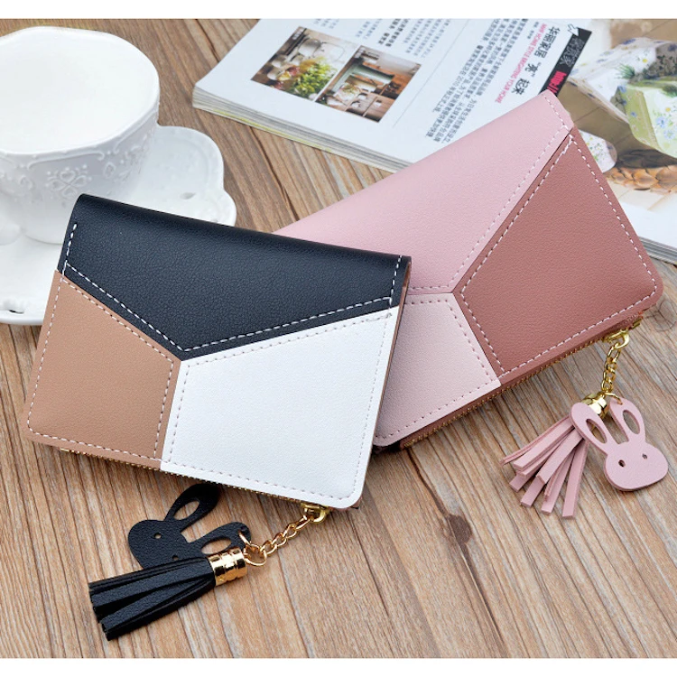 Women Wallet Teen Girls Cute Fox Tassel Coin Purse Short Wallet Card   HTB1uyGnRr2pK1RjSZFsq6yNlXXar 