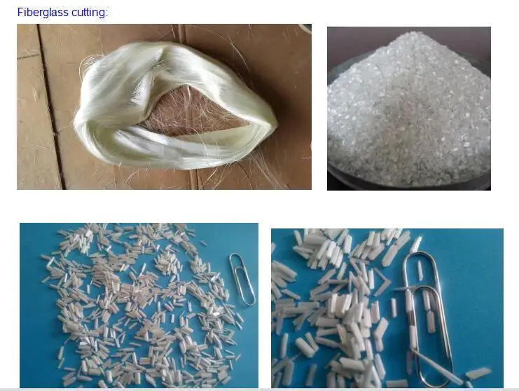  Aramid Glass Para Cotton Silk Yarn Hemp Rope Hair PP AFRP Polypropylene Fiber Filament Cutting Cutter Chopper Chopping Machine