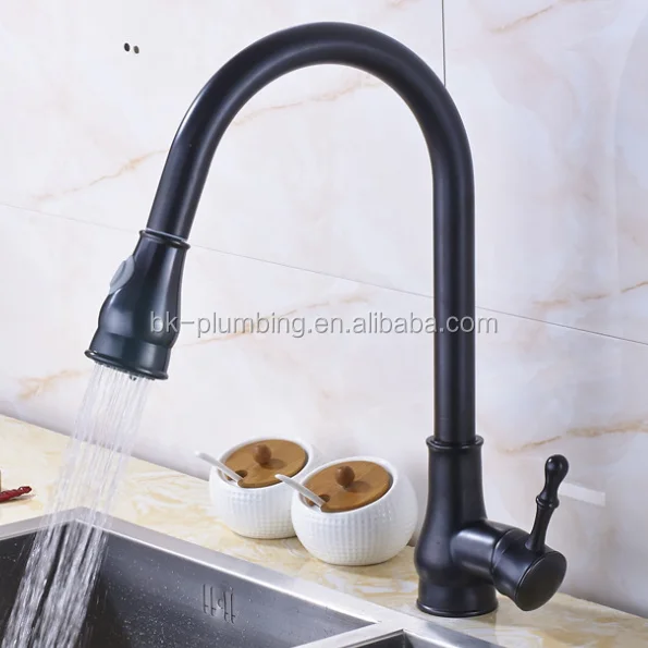 Grifo De Cocina Monomando De Niquel Cepillado Con Cabeza De Rociado