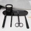 Luxury Scissor Cutter Candle Wick Dipper Snuffer Tools Trimmer Set