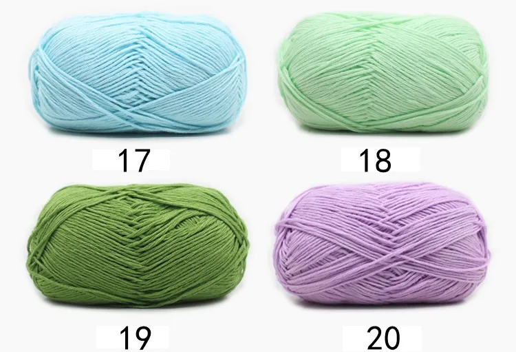 Amazon Customized 50g 8ply 100 Milk Cotton Baby Knitting Yarn Buy