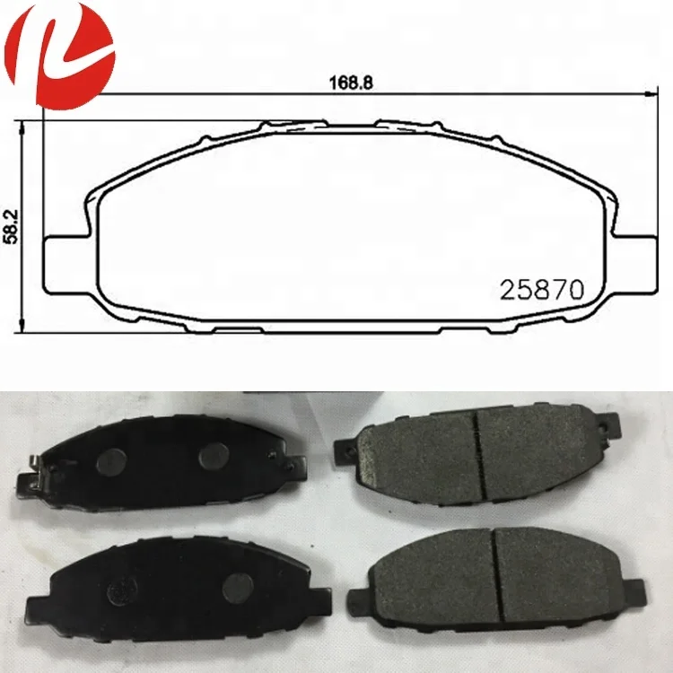 Caravan Urvan Iii E25 2006 Auto Parts Brake Pad 41060vw085 D11918310