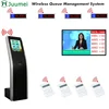 Wireless Guangzhou Canton Fair Android Touch Screen Queue System Touch Kiosk For Queue Management System