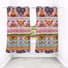 2017 new fancy design brand name curtain Wholesale Polyester printed window curtain