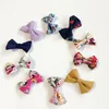 Children Fabric Elastic Hair Rope Bow Shape Daily Accessory F655