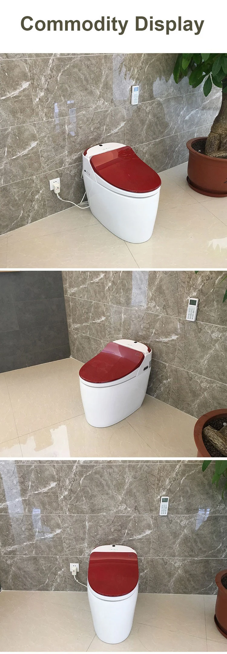 Modern hotel automatic flushing toilet for sale