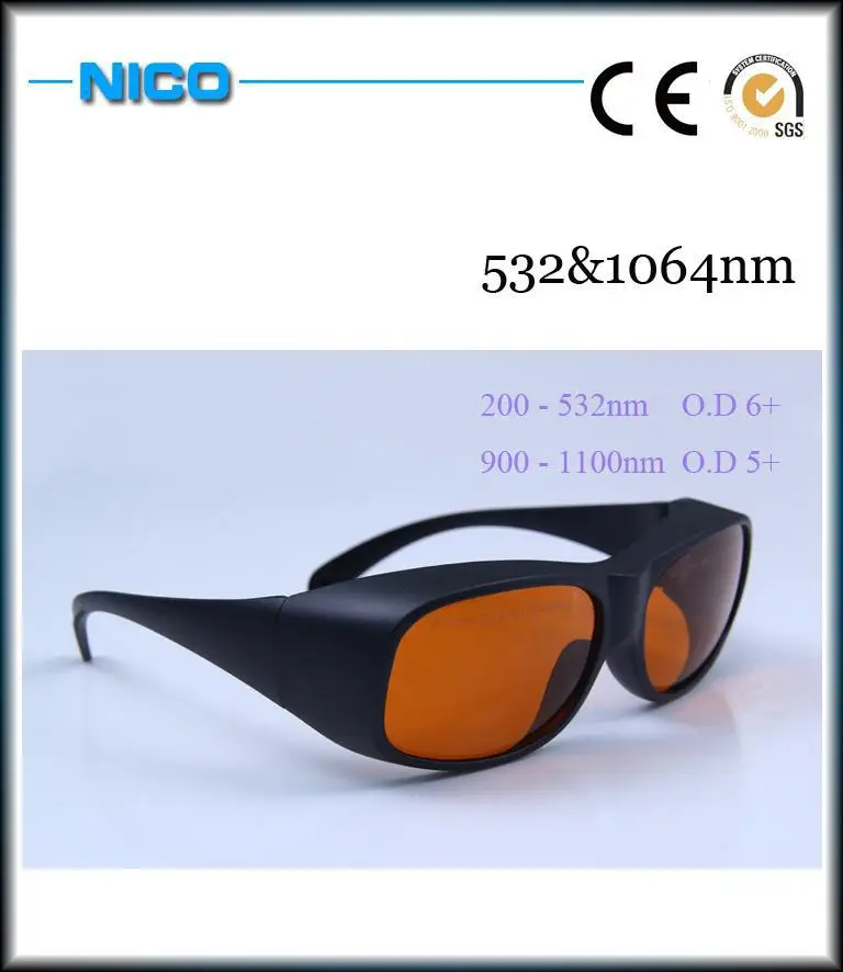 532nm and 1064nm Laser Safety Glasses