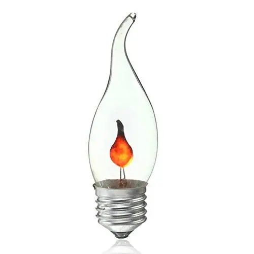 Classical C35 Flicker Fame Candle Light Bulbs , High Quality E14 Led Flicker Flame Candle Light Bulbs