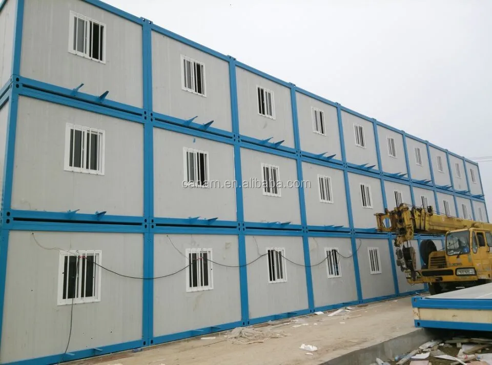 high quality and best price moduler prefabricated sandwich panel container house for dormitory
