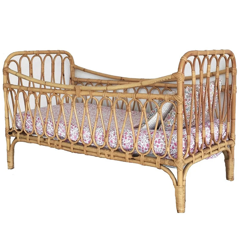 wicker baby bed