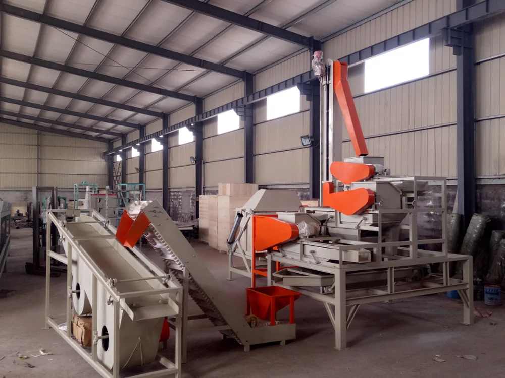 Palm Kernel Shell And Separator Production Line/nut Shelling And
