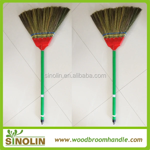 Sinolin High Quality Straw Tiger Grass Broom With Wooden Handle Buy
