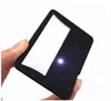 Promotion Magnifiers with LED Lights & 3X Fresnel Lens Credit Card Magnifying Glass