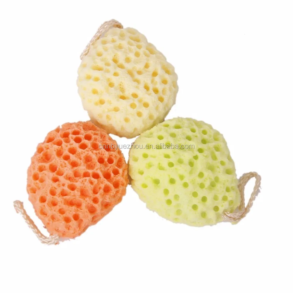 Bath Form Colorful Round Bathing Sponge For Baby And Adult Buy