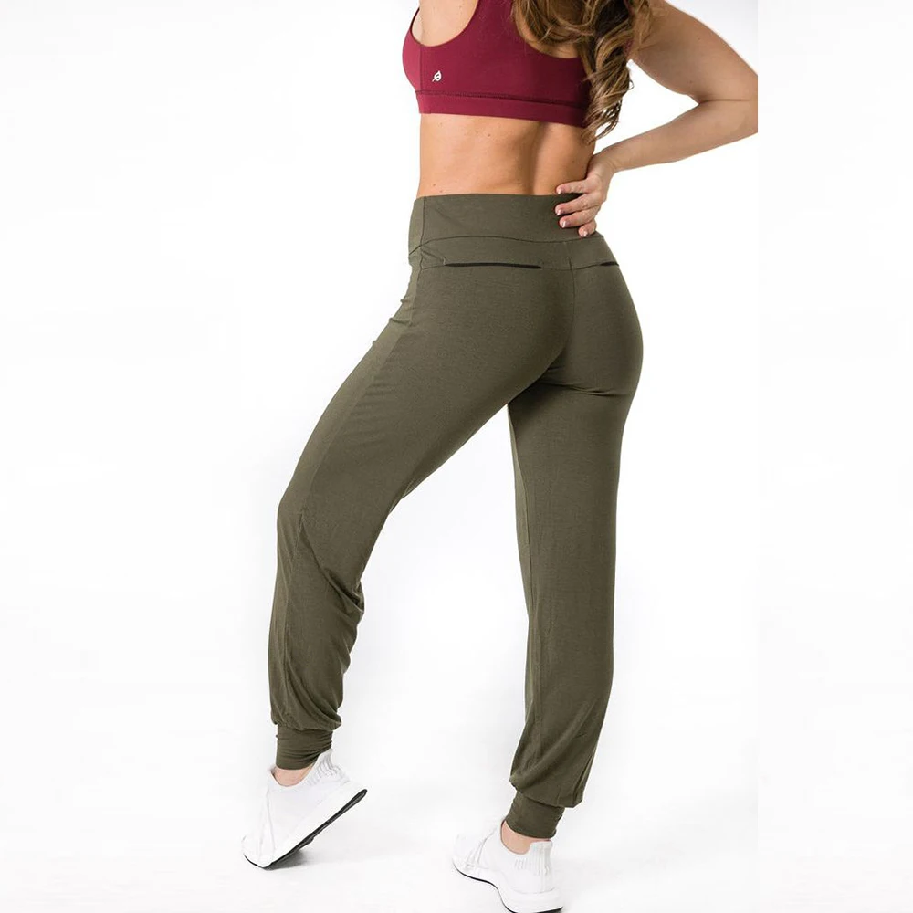 High Quality Women Sweat Yoga Pants Workout Sport Leggings Gym Active