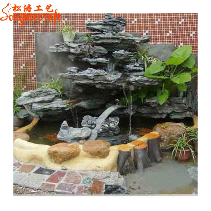 Home Waterfall Fountains Decorative Glass Indoor Fountain And