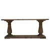Modern Vintage American Style Home Furniture Distressed Oak Wood Timbers Dining Table Set for Sale