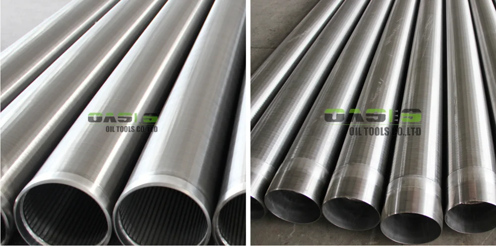 DIN4935 Slot20 Wire Wrapped Screen/Water Well Strainer Screen with STC Thread Connection