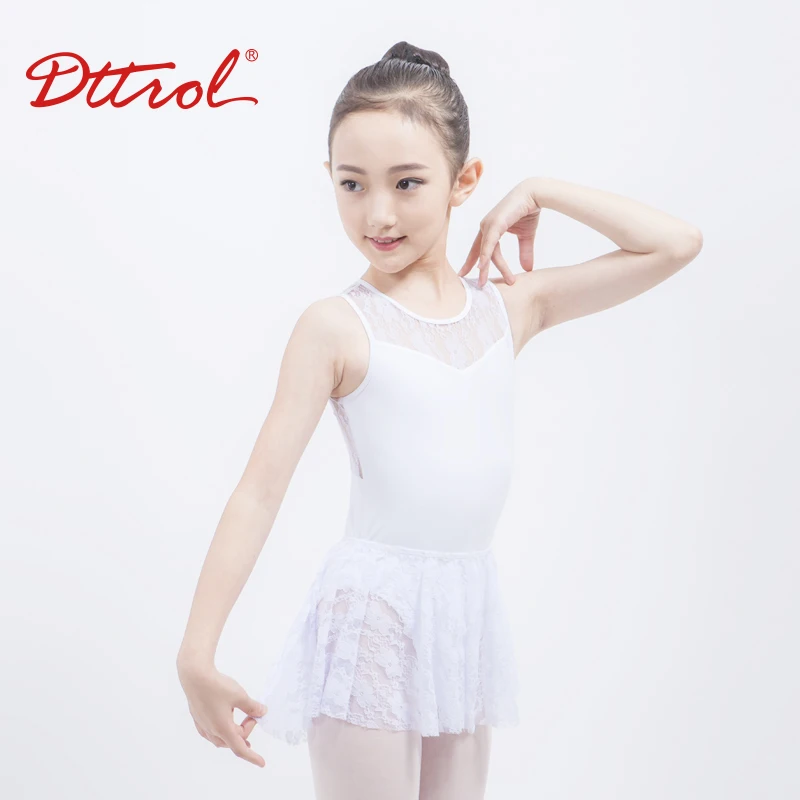 white lace leotard