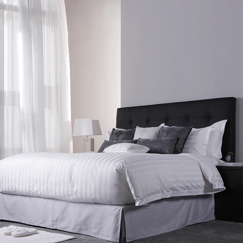 White Hotel Bedding Line For 5 Star Hotel,White Cotton Hospital/hotel