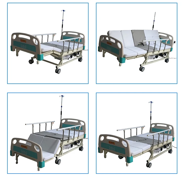 Fully Electric Geriatric Hospital Acare Bed Chair Positions Nursing For