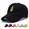 Wholesale Fitted Hats Manufacture Custom Logo Fruit Baseball Cap Hats No Minimum Embroidery Fruit Cap Base Ball Cap