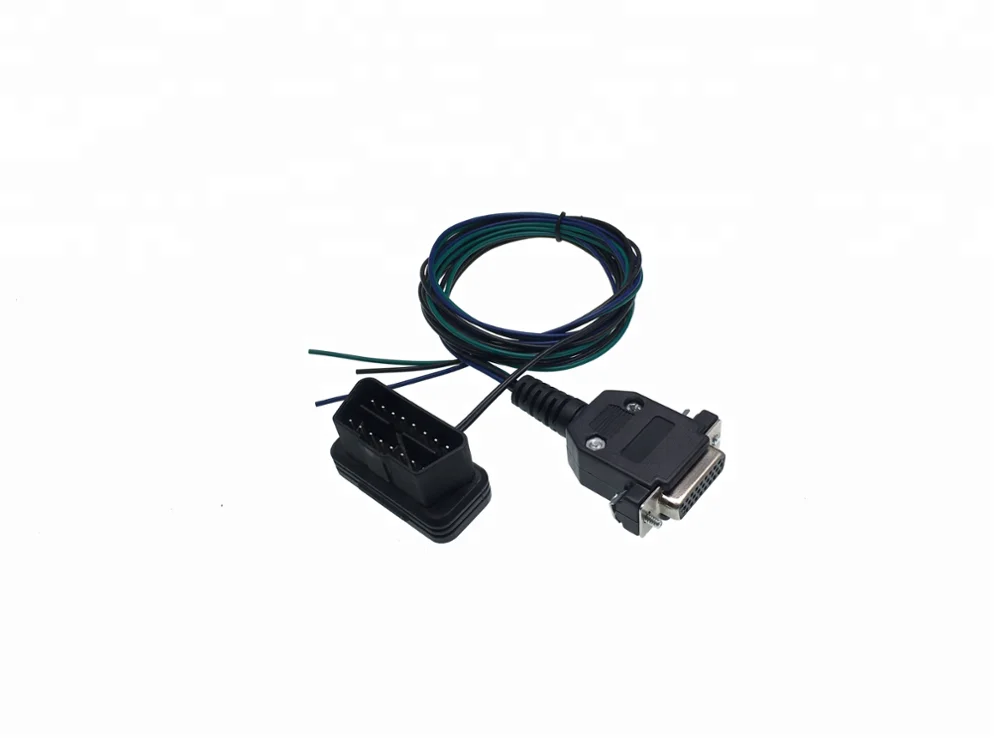 16p Obdii Male To Db9,Db15,Db25 Cable Adapter Buy Obd2 Female To Db9
