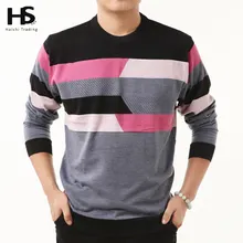 High Quality New 2014 Autumn Winter Dress Knitted Sweater Men Clothing Brand Casual Shirt Cashmere Wool Pullover O-Neck S-4XL