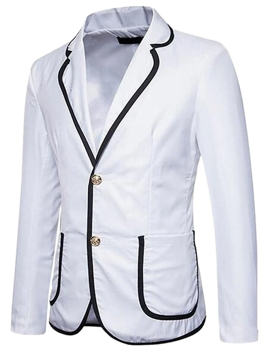 Jmwss QD Men Suits Fashion Solid Slim 3-Piece Blazer Jacket Vest /& Pants Suits