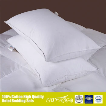 5 Star Hotel Hidden 3 Layers Duck Feather Down Pillow Or Airplane Using