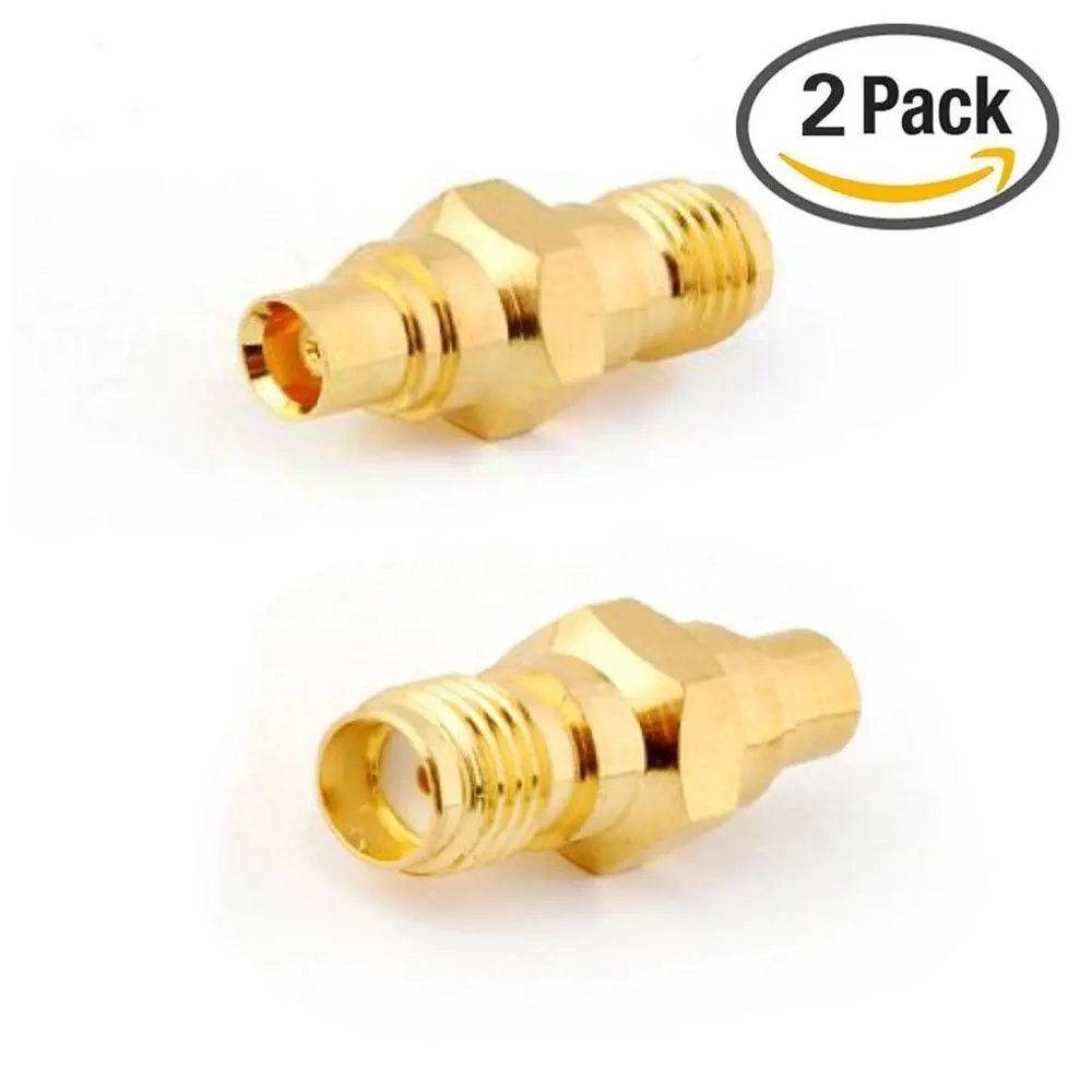 1pce Adapter Connector MCX female jack to MCX female jack straight for wireless