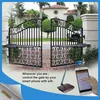 automatic double swing gate opener glazed swing door operator