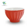 Selling well red glazed ceramic food bowl for eating