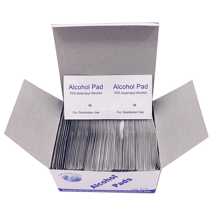 Alcohol Swabs Wipes Non Woven Alcohol Pad 70 Isopropyl