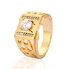 Saudi Fancy Gold Gemstone Men Ring Photo Jewelry Finger Rings