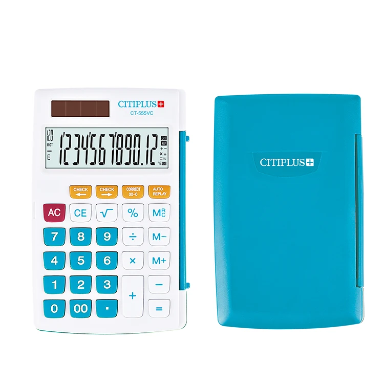 12 Digits 120 Check And Correct Soft Key Plastic Calculator Cover Buy