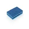 Non scratch cellulose sponge scrub with scouring pad