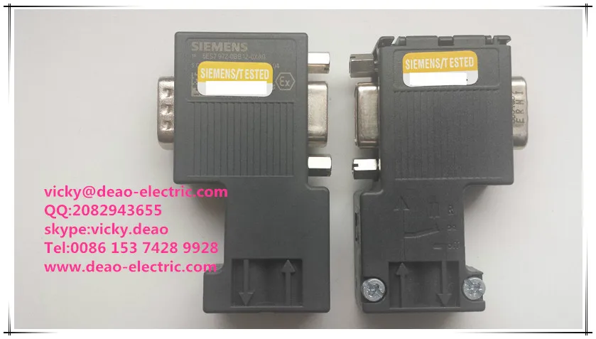 Profibus connector SIEMENS 6es7 972-0bb12-0xa0 90 degrés techniquement comme neuf