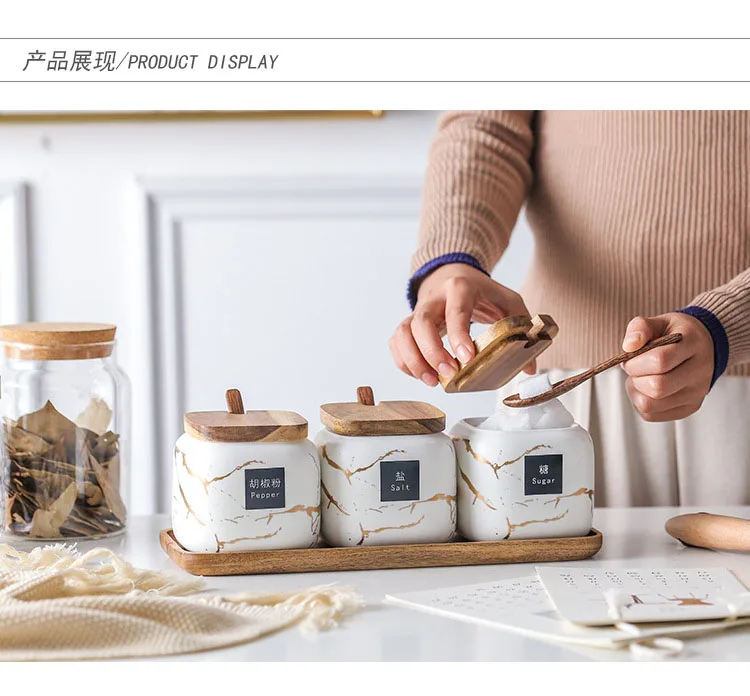 White Sugar Jar with Spoon and Labels.jpg