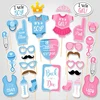 Girl Boy Pink Photo Booth Props Photobooth DIY Kits on Sticks Perfect Baby feeding - bottle Decoration Favor Gifts