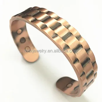 Whole Therapy Magnet Jewelry Heavyweight Pure Copper Magnetic Whole Therapy Magnet Jewelry Heavyweight Pure Copper Magnetic Bracelet For Arthritis Mens