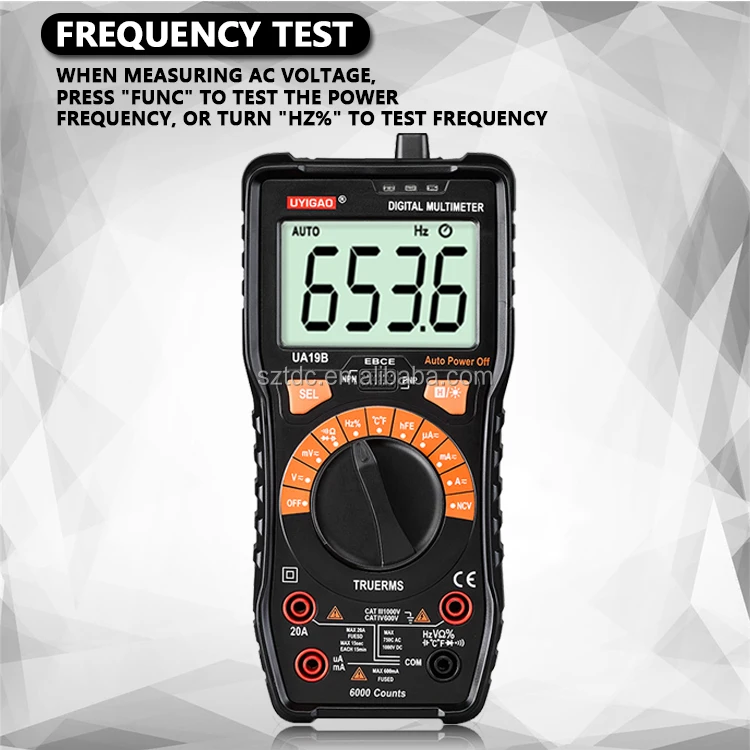 Digital Multimeter Ce Certified With Relative Measure And Duty Cycle Measuring And Analog Bar