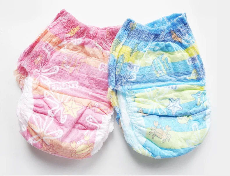 Baby Pants Diaper For Swimming Waterproof Can Hold The Pee Cute Design
