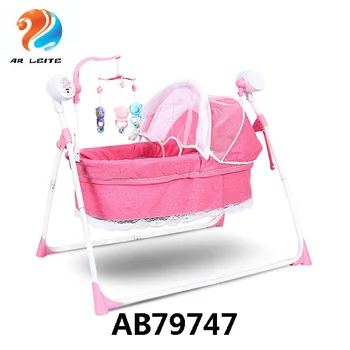 Automatic Musical Baby Cradle Swing Bed Set Portable Remote Control Baby Crib Bed With Vibration For Infant Buy 2019 Amazon Hot Sell Cloth