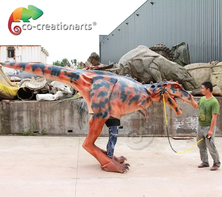 Walking Robotic Lifelike Adult Dinosaur Costume - Buy Lifelike Adult