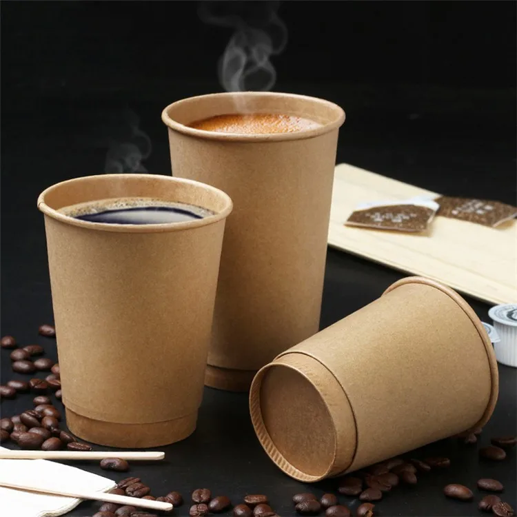 Disposable Hot Coffee Kraft Paper Cup - Buy Paper Cup,Kraft Paper Cup ...