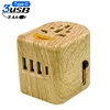 World travel 4USB fast charger AU UK US EU plugs universal socket DC power adapter