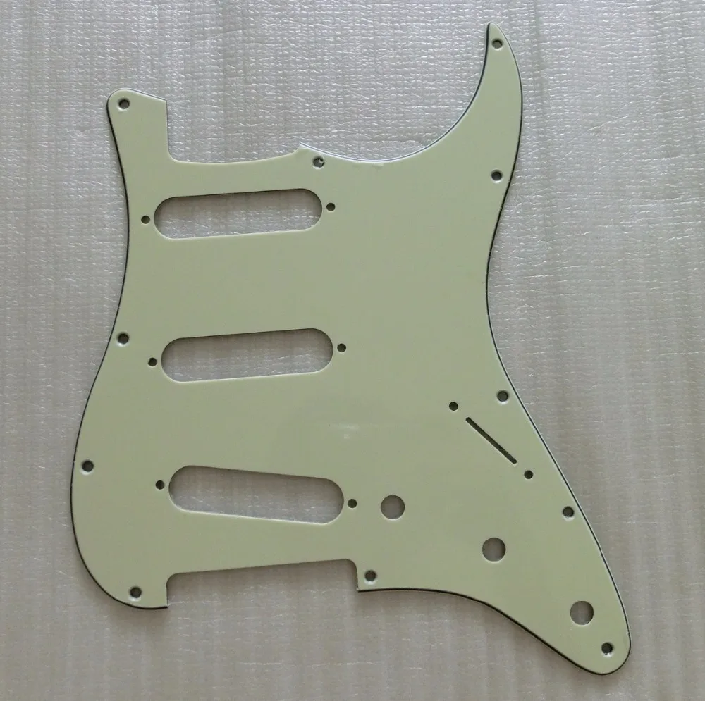 Electric Guitar Build Parts Carved Wood Material Guitar Pickguard For