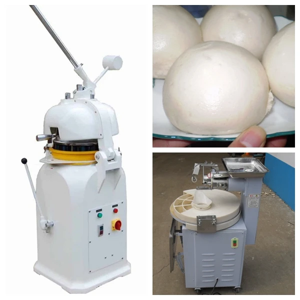 Easy Operation 30pcs/time Pizza Dough Ball Rolling Machine Pita Bread