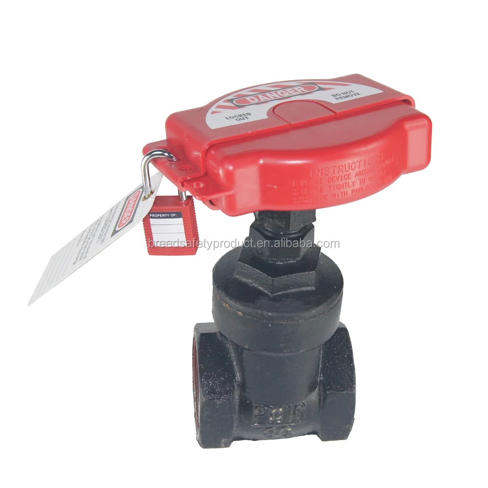 Safety Lockout Tagout Adjustable Gate Valve Locking Device - Buy Safety